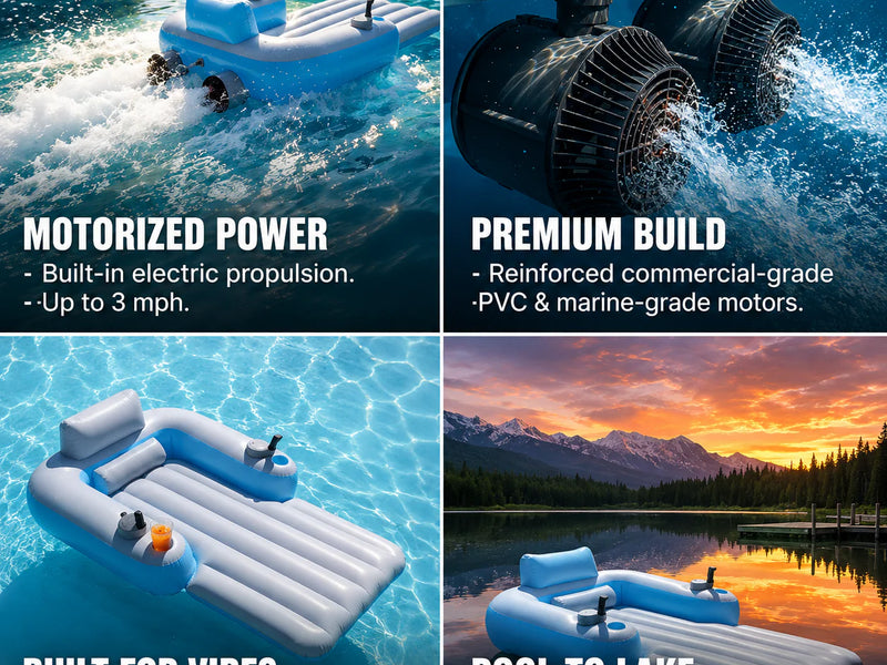 AquaCruiser™ — Motorized Pool Float