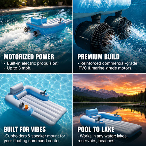 AquaCruiser™ — Motorized Pool Float