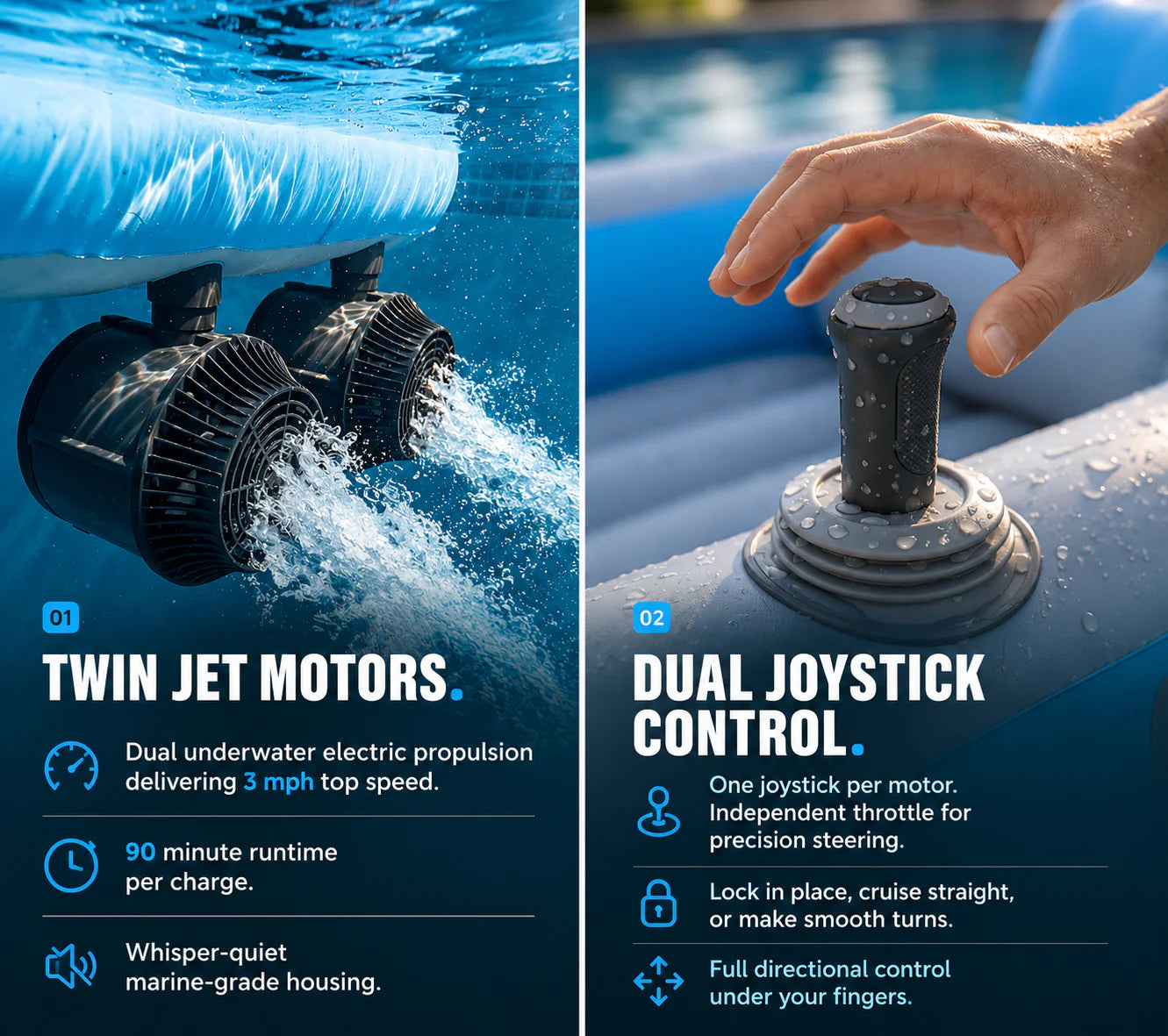 AquaCruiser™ — Motorized Pool Float